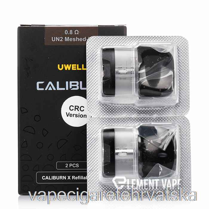 Vape Cigarete Uwell Caliburn X Zamjenske Kapsule 3 Ml Kapsule + Zavojnica 0,8 Ohma